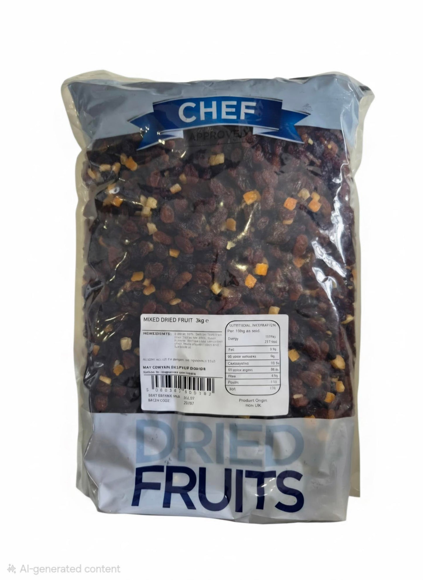 Chef Approved Dried Mixed Fruit 3kg