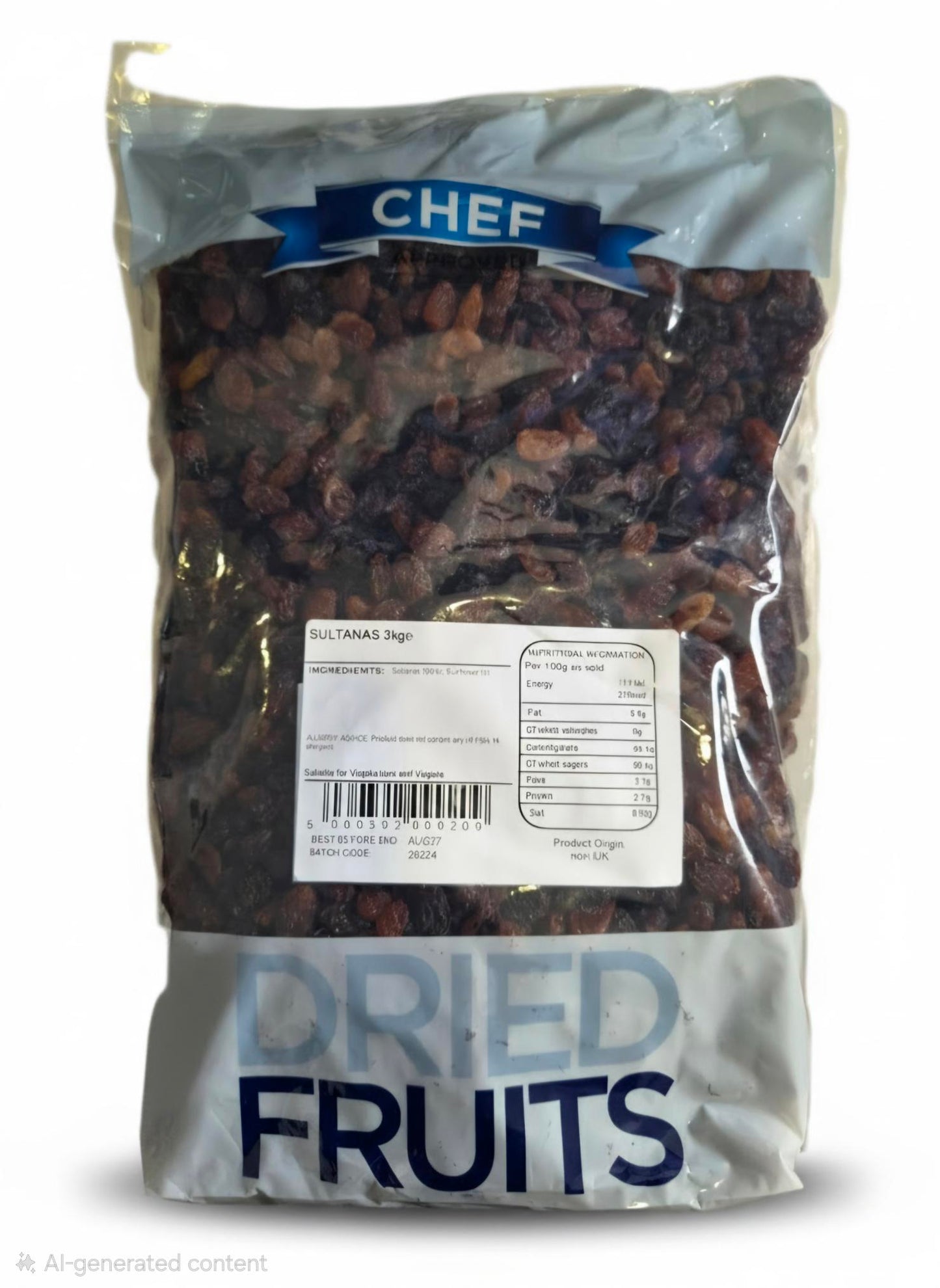 Chef Approved Dried Sultana 3kg