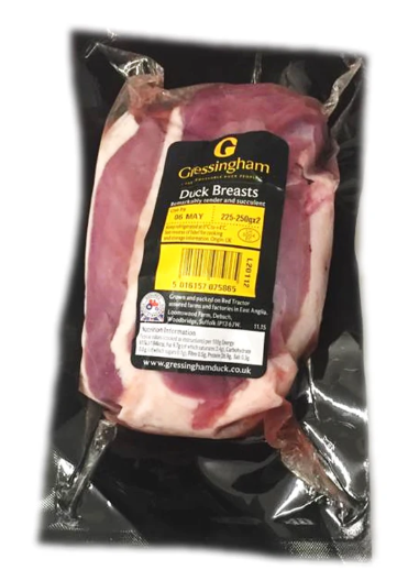 Gressingham Duck Breast Pack of 2 x 220-250gm