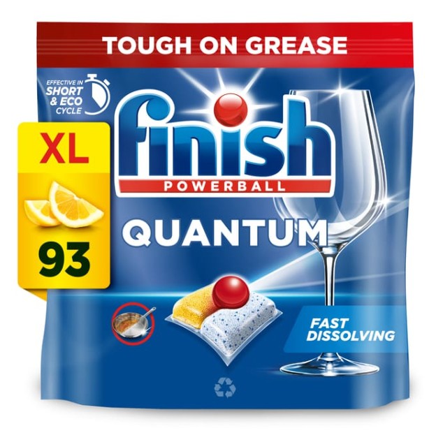 Quantum Lemon Dishwasher Tablets 1 x 93