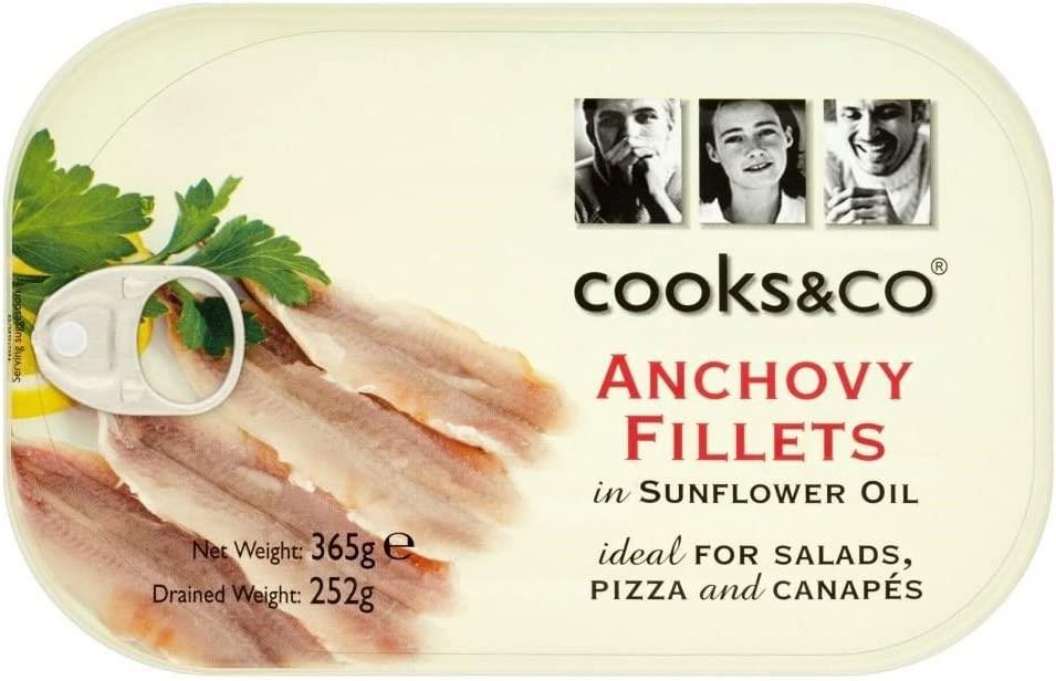 Cooks & Co Anchovy Fillet (Large) 365gm