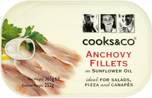 Cooks & Co Anchovy Fillet (Large) 365gm