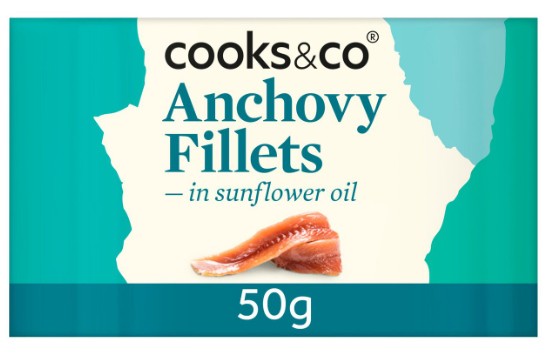 Cooks & Co Anchovy Fillets (Small) 50gm