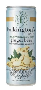 Folkingtons Traditionally Hot Ginger Beer (Can) 12 x 250ml