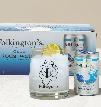Folkington's Club Soda Water 3 x 8 x 150ml