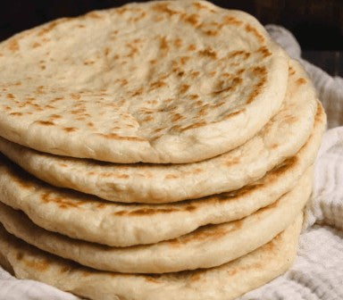Frozen Round Greek Pitta Bread 12 x 10