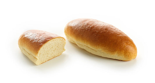 Frozen Brioche Style Hot Dog Roll 25 x 7inch / 18cm