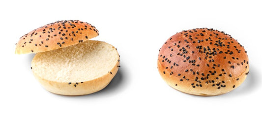 Panesco Premium Black Sesame Brioche Bun 70 x 60gm