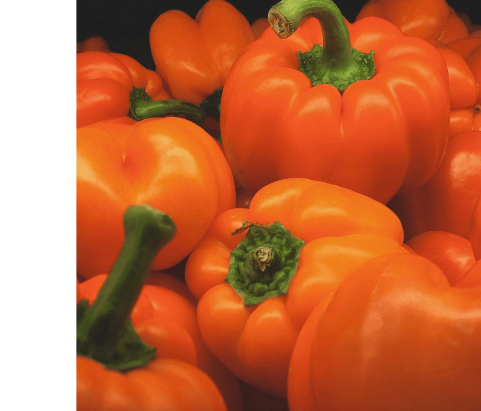 Fresh Orange Peppers 1kg - TO ORDER ONLY