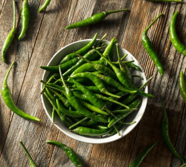 Fresh Green Chillies 1kg - TO ORDER ONLY