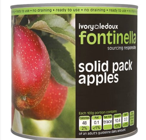 Fontinella Solid Pack Apples 2.6kg