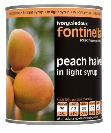 Fontinella Peach Halves in Syrup 820gm