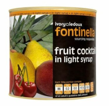 Fontinella Fruit Cocktail Mix In Syrup 820gm