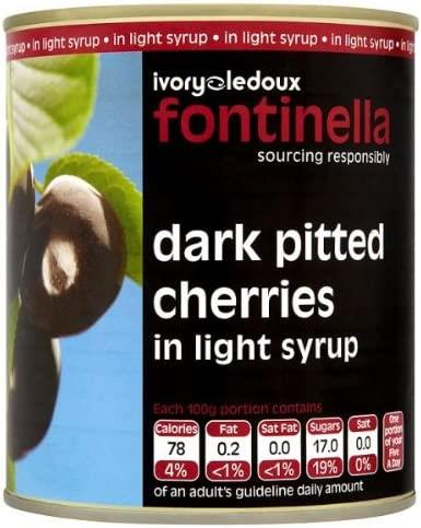 Tinned Black Cherries in Syrup 840gm