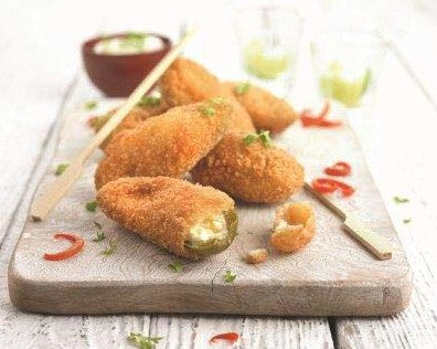 Frozen Breaded Stuffed Jalapeno Peppers 1kg
