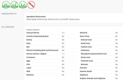 Greens Frozen Stewpack 1kg