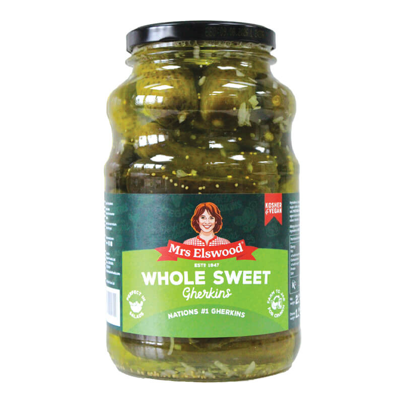 Mrs Elswood Catering Whole Sweet Gherkins 2.5kg