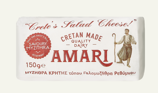 Amari Cretan Savoury Mizithra 12 x 150gm - TO ORDER ONLY