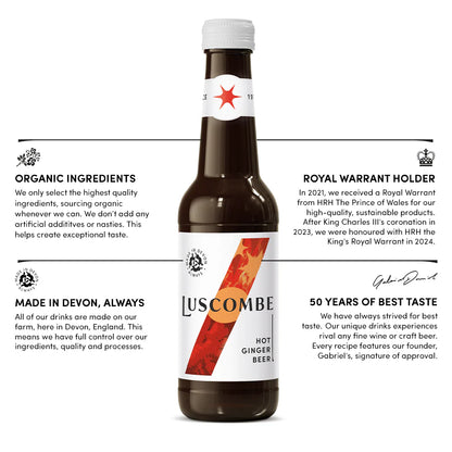 Luscombe Hot Ginger Beer 12 x 270ml