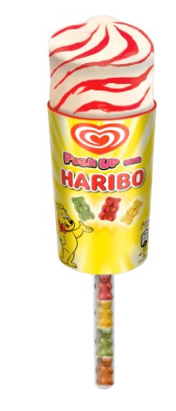 Frozen Wall's Haribo Push-Up Ice Cream 30 x 85ml