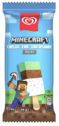 Frozen Wall's Minecraft Ice Cream 25 x 75ml