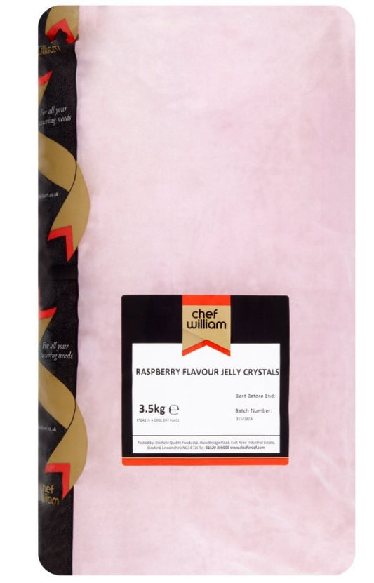 Chef William Raspberry Jelly Crystals 3.5kg