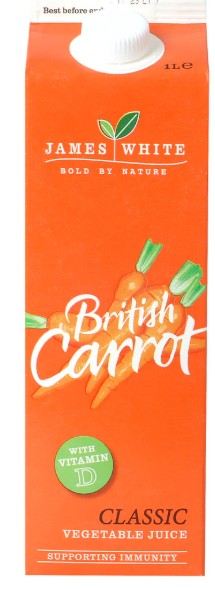James White British Carrot Juice 1ltr