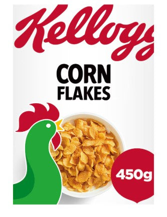 Kellogg's Corn Flakes Breakfast Cereal 450gm