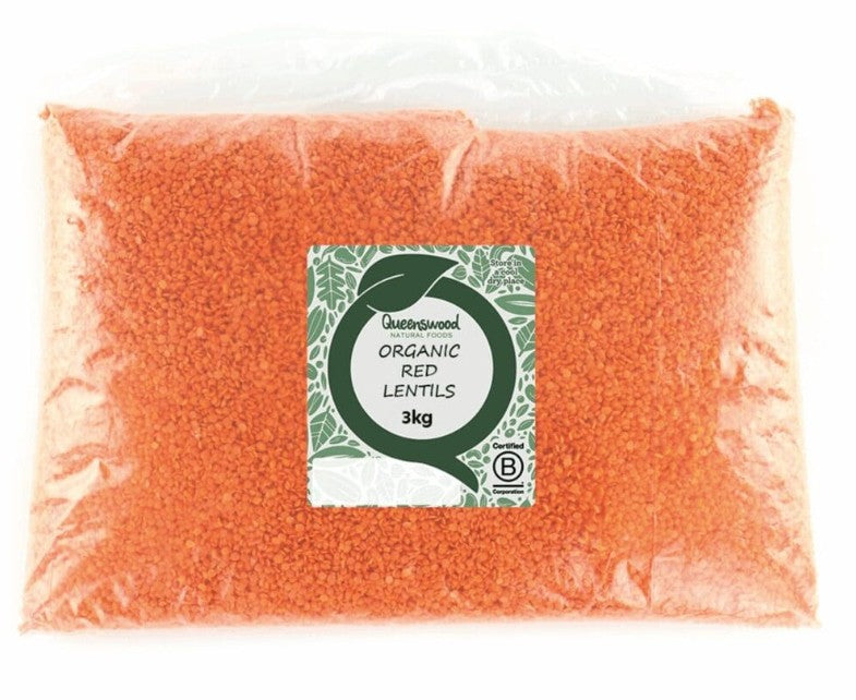 Queenswood Red Split Lentils 3kg