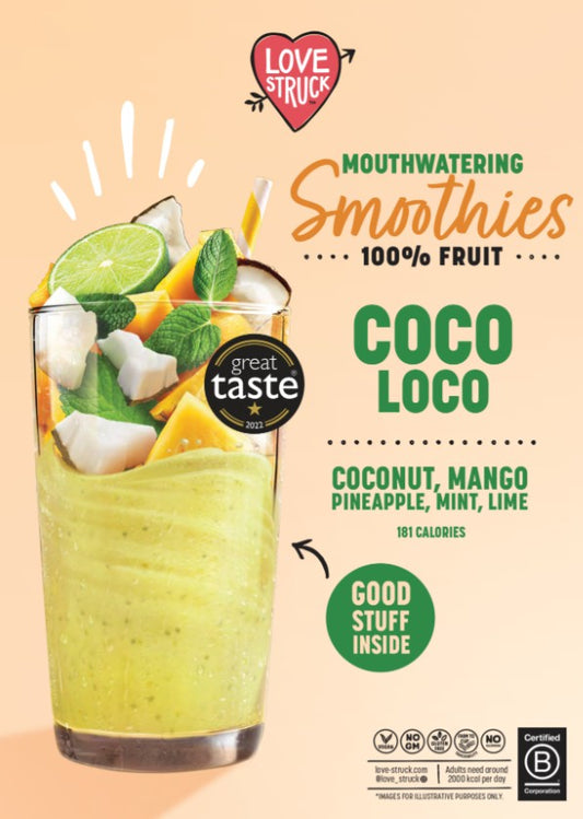 Love Struck Coco Loco Smoothie Mix 30 x 140gm