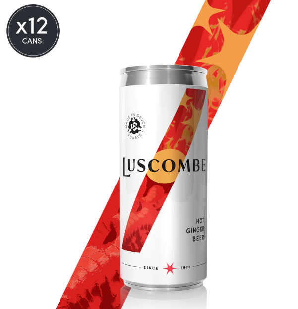 Luscombe Hot Ginger Beer Cans 12 x 320ml