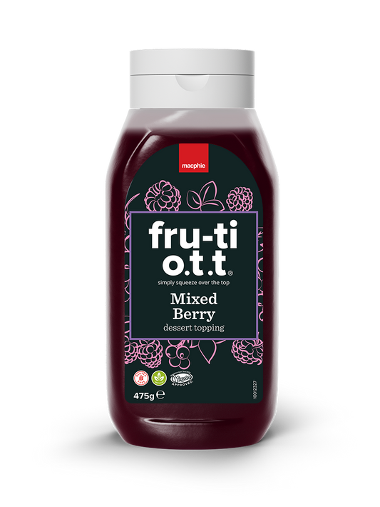 Macphie /OTT Mixed Berry Dessert Topping Sauce 500g