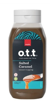 OTT Salted Caramel Dessert Topping Sauce 500gm