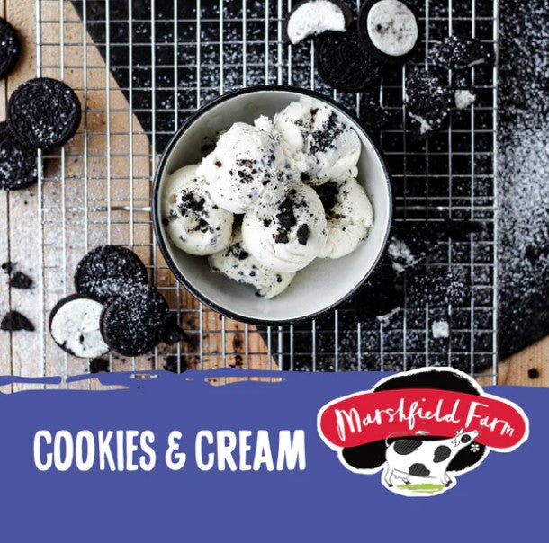 Marshfield Cookies & Cream Ice Cream 4.5ltr