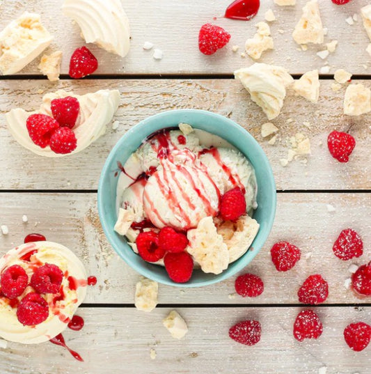Marshfield Raspberry Ripple Pavlova Ice Cream 4.5ltr