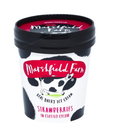 Marshfield Strawberry Ice Cream Mini Tubs 12 x 125ml