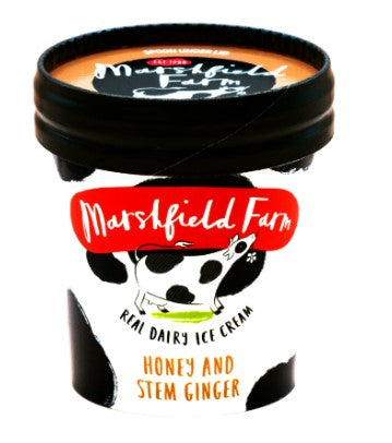 Marshfield Honey & Stem Ginger Mini Tubs 12 x 125ml
