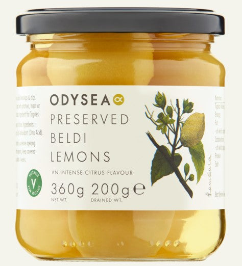 Odysea Beldi Preserved Lemons In Brine 360gm