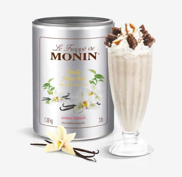 Monin Vanilla Frappe Mix Powder 1.36kg – Parkers Foodservice