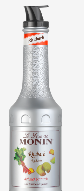 Monin Rhubarb Puree (Plastic) 1ltr