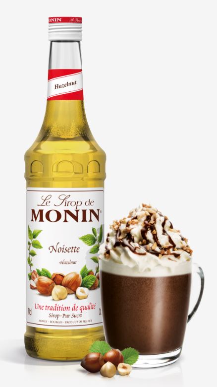 Monin Hazelnut Syrup (Glass) 70cl
