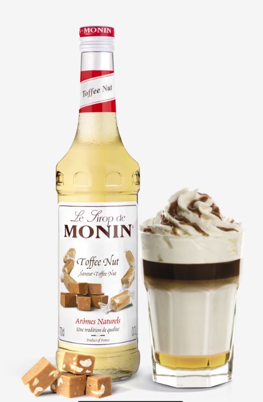 Monin Toffee Nut Syrup (Glass) 70cl
