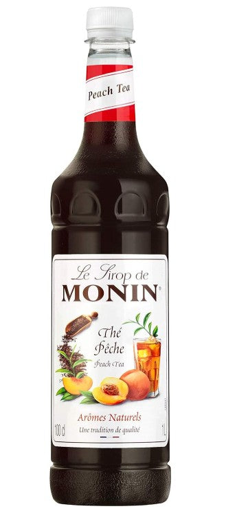 Monin Peach Tea Syrup (Plastic) 1ltr