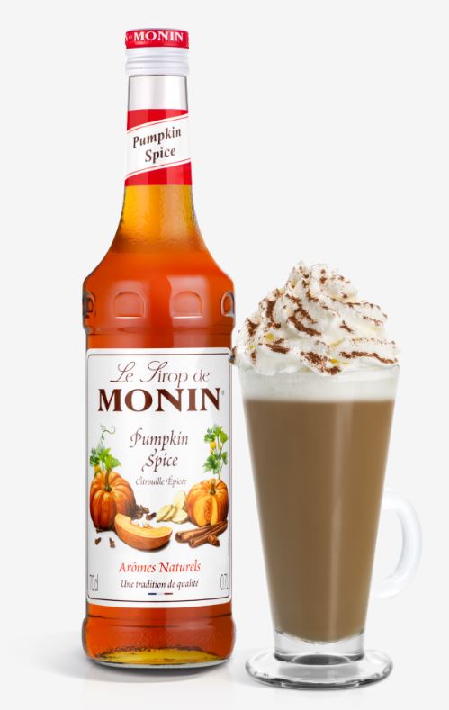 Monin Pumpkin Spice Syrup (Glass) 70cl