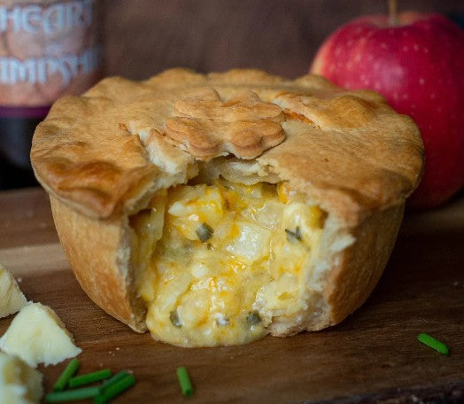 Mud Premium Sussex Scrumpy Cheese & Onion Pie (v) 12 x 270gm - TO ORDER ONLY