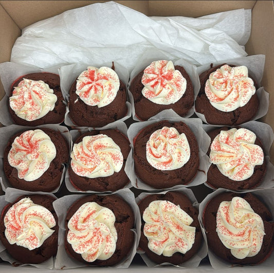Sussex Handmade GLUTEN FREE Red Velvet Muffin 1 x 12 - TO ORDER ONLY