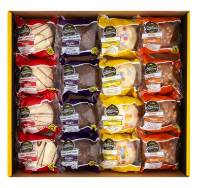 Food Connections Ambient Mixed Topped Muffins 16 x 105gm