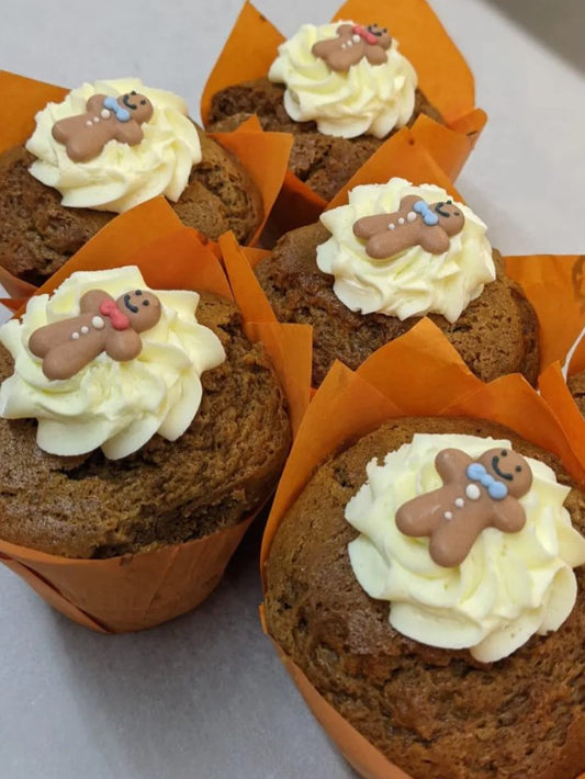 Sussex Handmade Gingerbread Muffins 1 x 12 - TO ORDER ONLY
