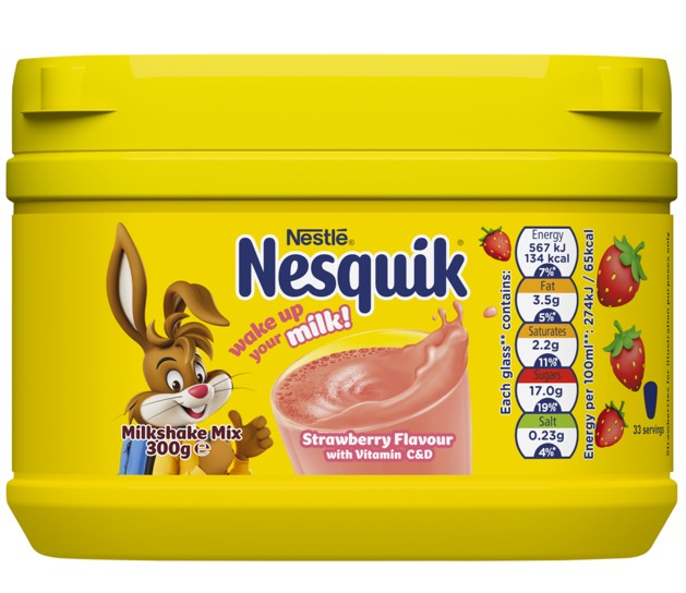 Nesquik Strawberry Milkshake Powder 300gm