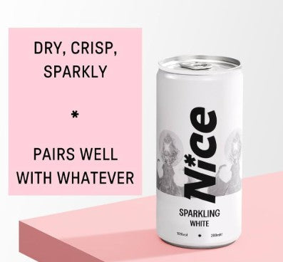 Nice Sparkling White Wine Cans 12 x 200ml